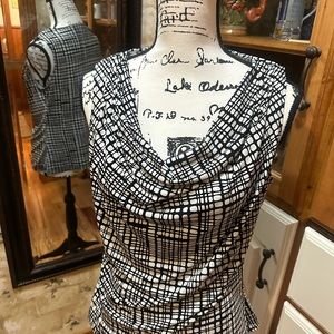 Calvin Klein black white shirt